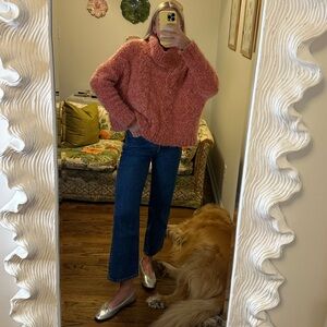 Jack by BB Dakota Pink Fuzzy Sweater